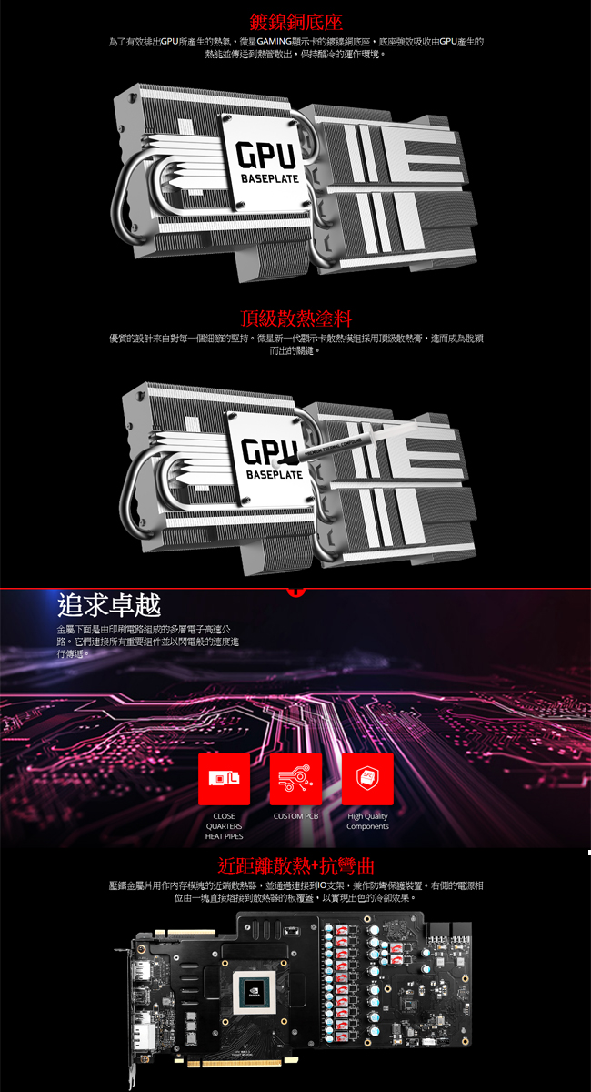 MSI微星 GeForce RTX 2080 GAMING X TRIO 顯示卡