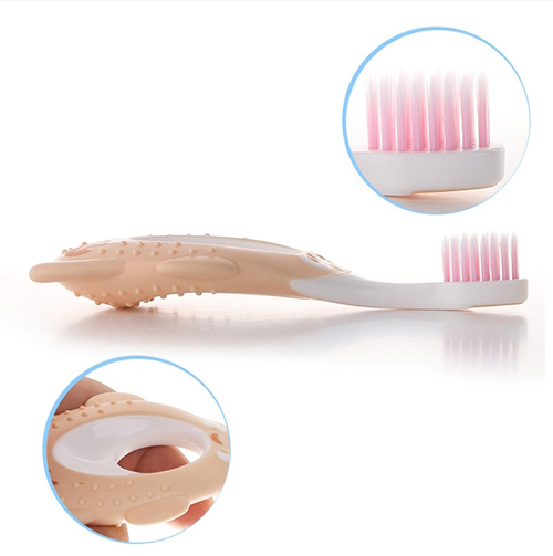 JoyNa 寶寶用品乳牙保健護齒軟毛動物造型牙刷-2入