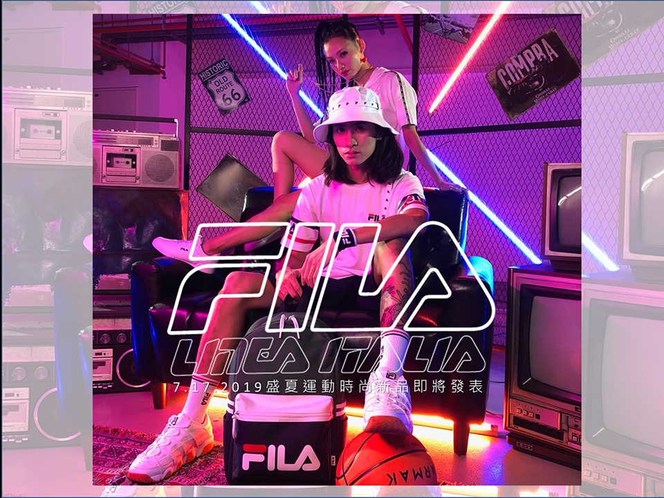 FILA #LINEA ITALIA 針織束口長褲-丈青 1PNT-5412-NV