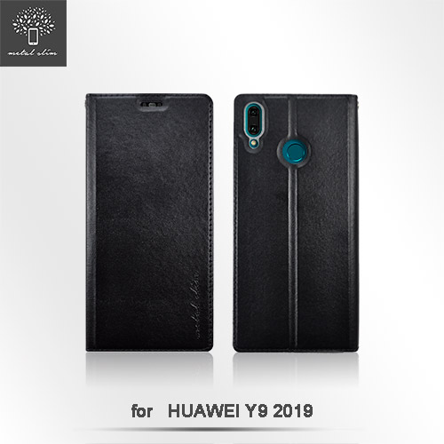 Metal-Slim HUAWEI Y9 2019 高仿小牛皮TPU皮套