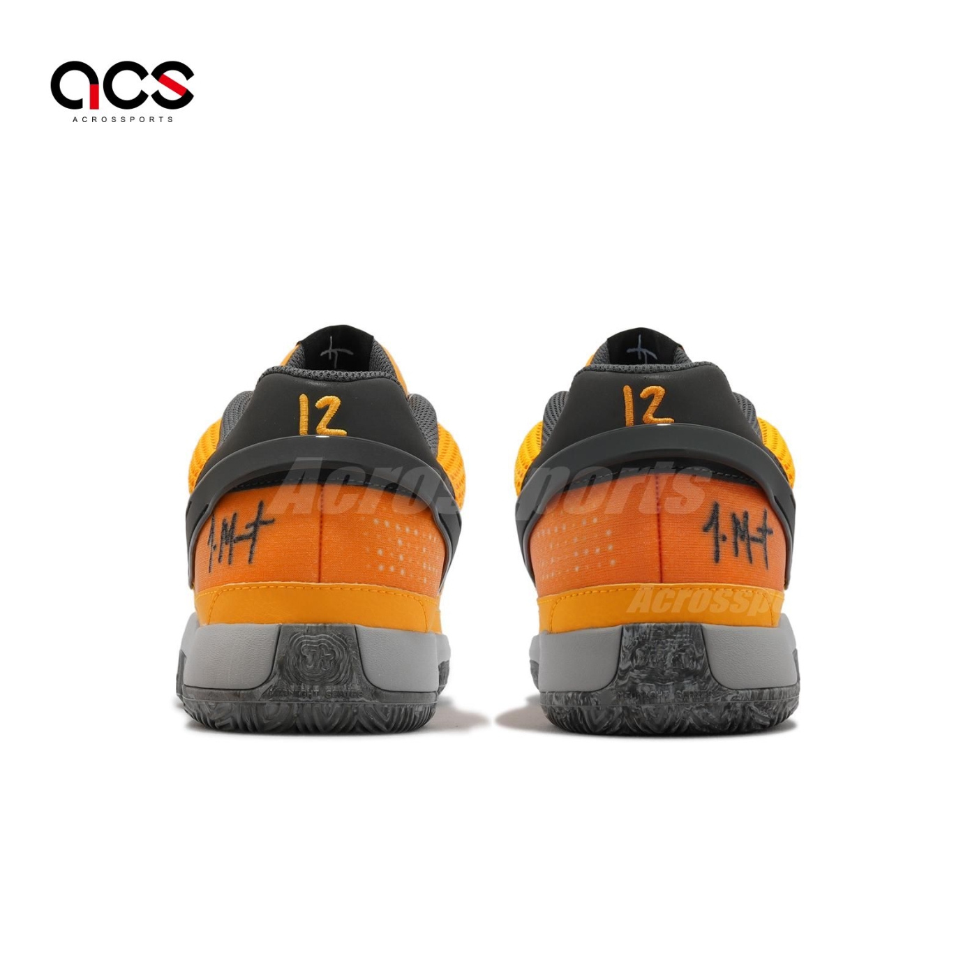 Nike 籃球鞋JA 1 PE EP 男鞋橘灰莫蘭特灰熊運動鞋Wet Cement FV1282 