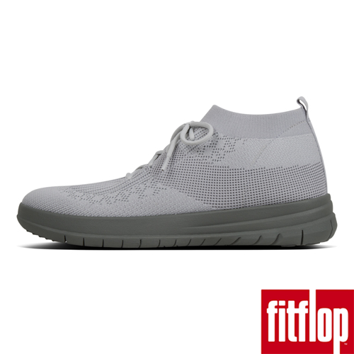 FitFlop UBERKNIT LACE-UP SNEAKERS-淺灰色