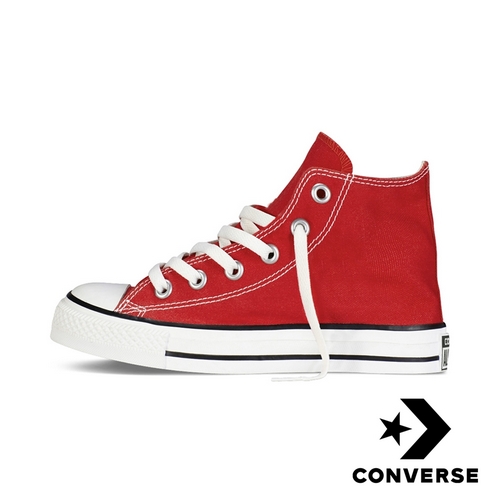Converse 中大童休閒鞋-3J232C 紅