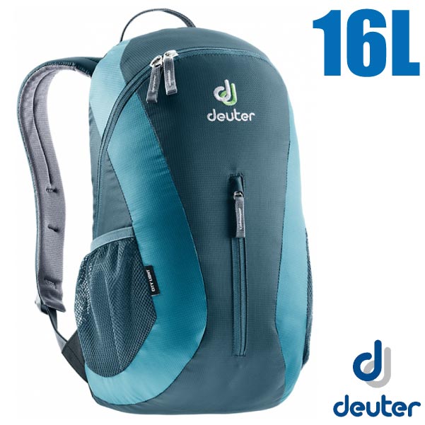 德國 Deuter City Light 16L 輕量級拔熱透氣休閒背包_藍/灰藍