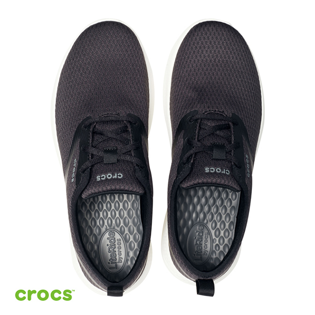 Crocs 卡駱馳 (男鞋) LiteRide男士繫帶鞋 205678-066