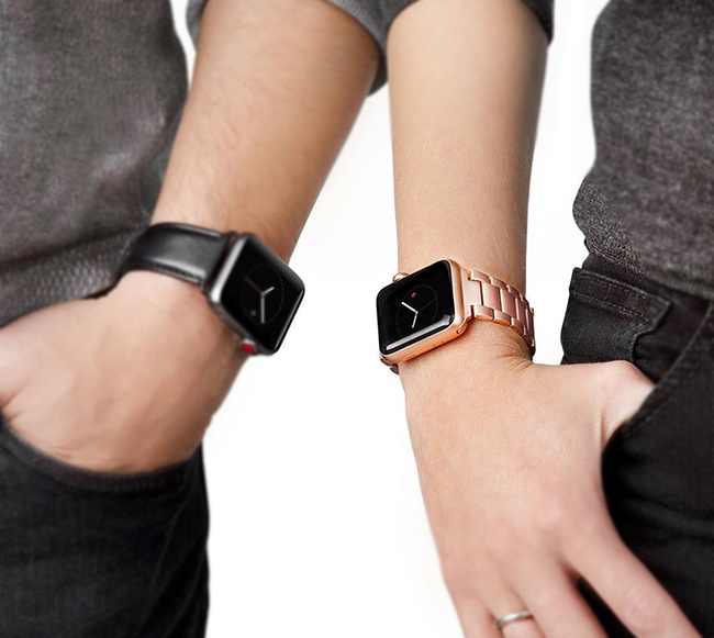 美國 Case-Mate Apple Watch 42/44mm 不鏽鋼錶帶 - 玫瑰金