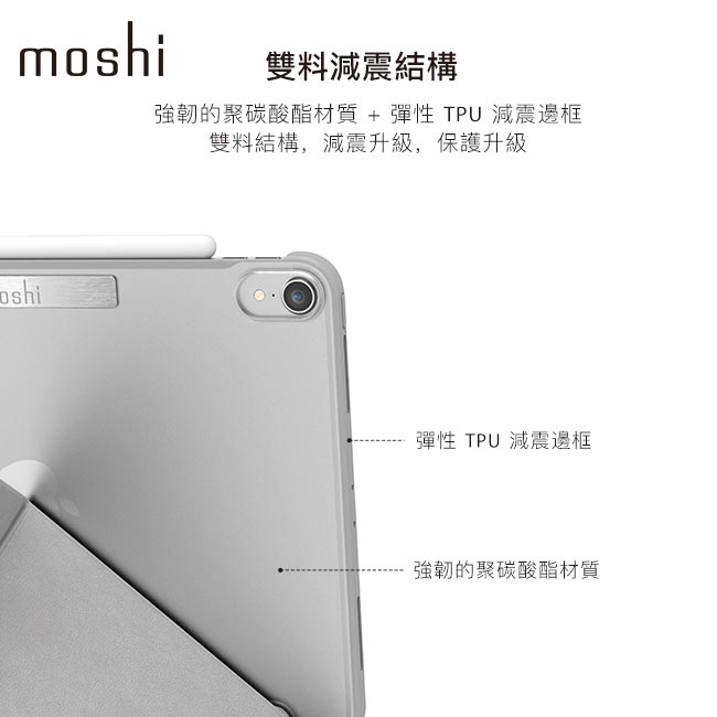 Moshi VersaCover for iPad Pro 11吋 多角度前後保護套