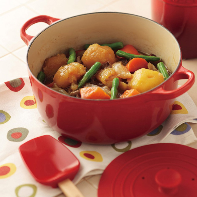 LE CREUSET 琺瑯鑄鐵圓鍋16cm-櫻桃紅