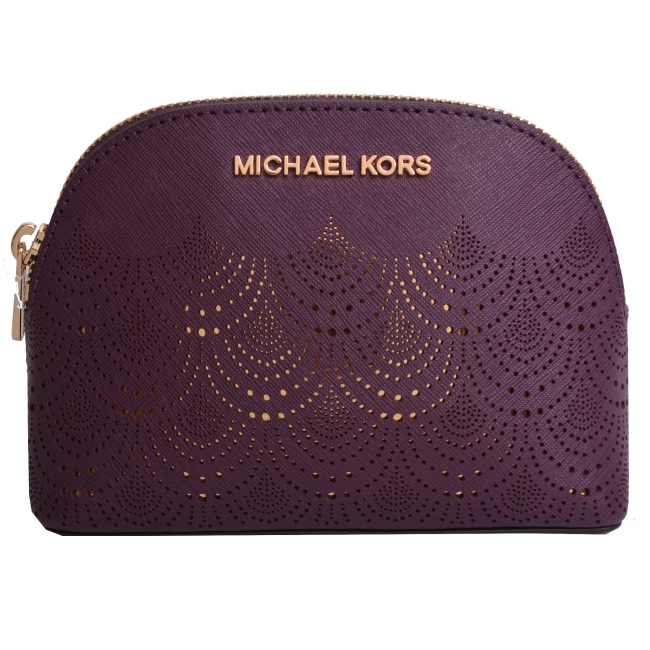 MICHAEL KORS 十字紋浪花化妝包/小手拿包