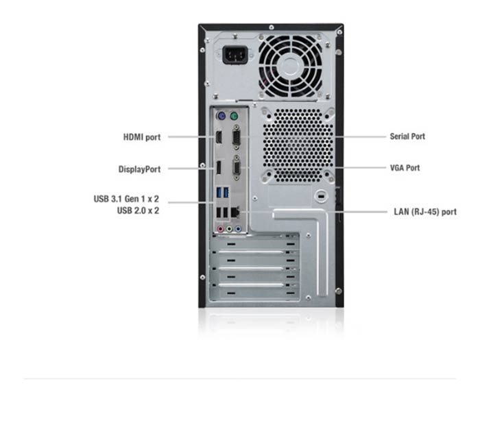 ASUS D320MT I5-7400/8G/1TB/128G/Win10
