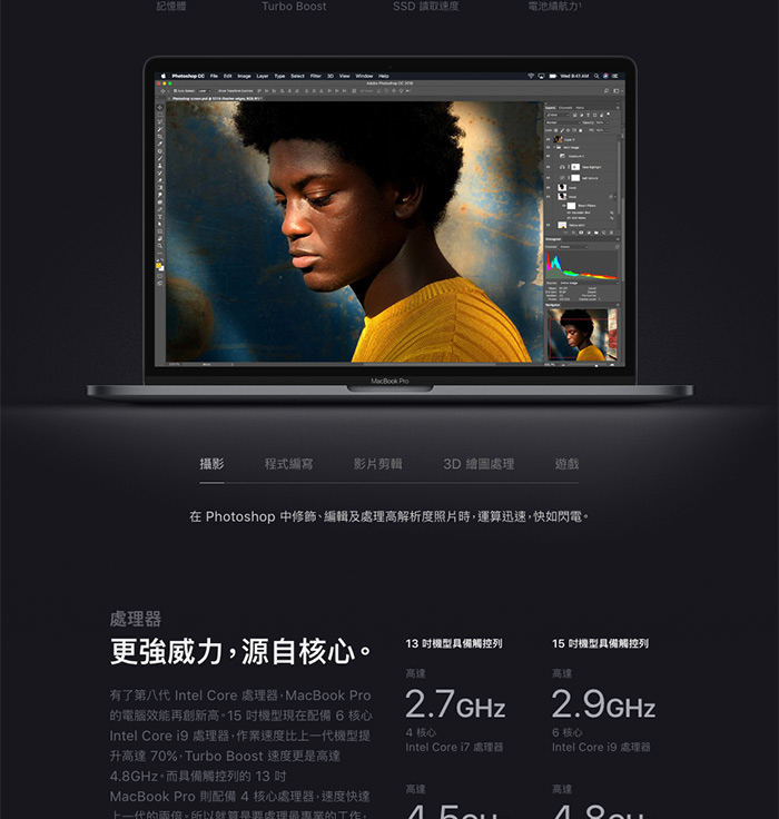 Apple MacBook Pro 第八代13吋/i5 2.3GHz/8G/256G