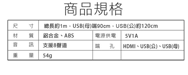 手機平板通用影音輸出HDMI線