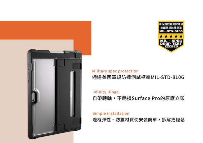 澳洲 STM Dux Surface Go 專用軍規防摔殼
