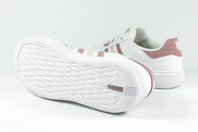 K-SWISS Pershing Court CMF休閒運動鞋-女-白/粉紅