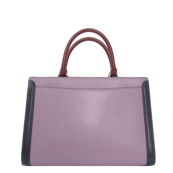 COACH 小牛皮 / ZORE CARRYALL 手提兩用包(中款/紫藍)