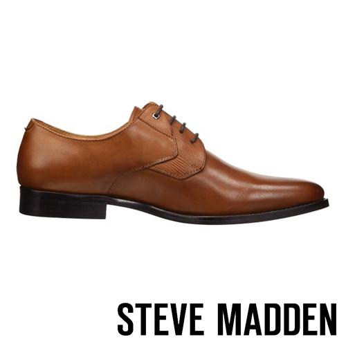 STEVE MADDEN-PLACKS特殊壓紋設計紳士鞋-咖啡