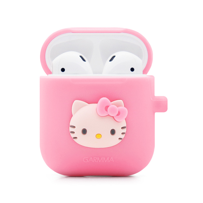 GARMMA Hello Kitty AirPods 藍芽耳機盒保護套 粉