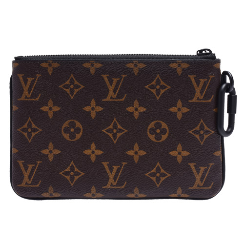 LV M67814 ZIPPED POUCH MM經典Monogram帆布拉鍊手拿包