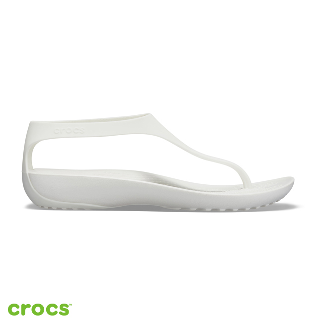 Crocs 卡駱馳 (女鞋) 瑟琳娜女士素面人字涼鞋 205468-12U