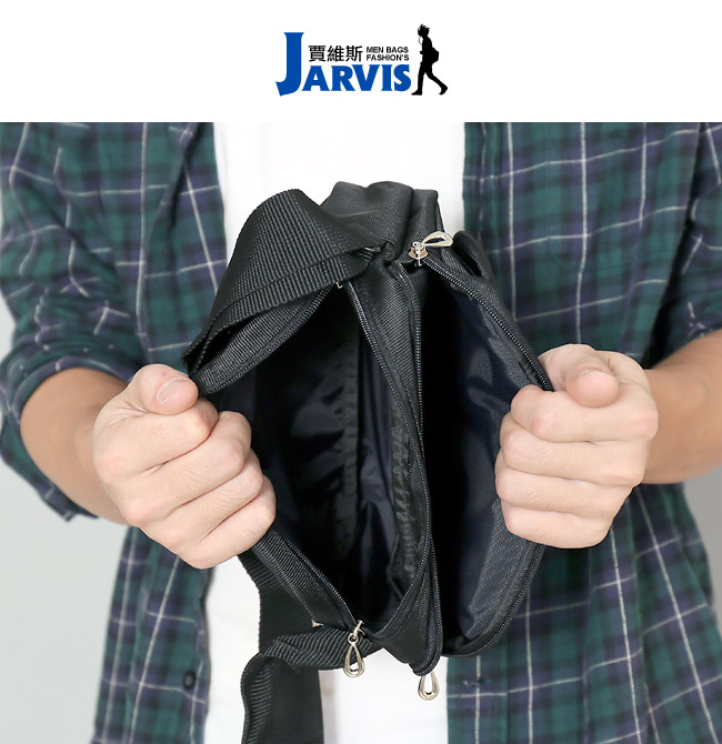 Jarvis賈維斯 側背隨身包 休閒外務包-輕巧-8821