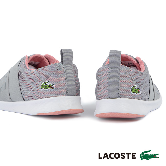 LACOSTE 女用休閒鞋-灰