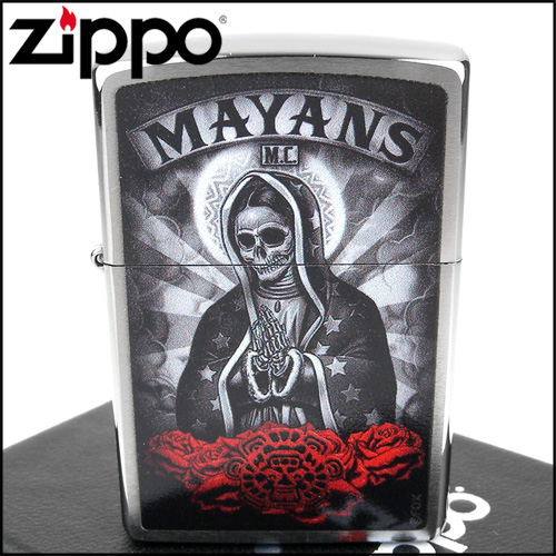 ZIPPO 美系~Mayans M.C.-瑪雅摩托幫圖案設計打火機