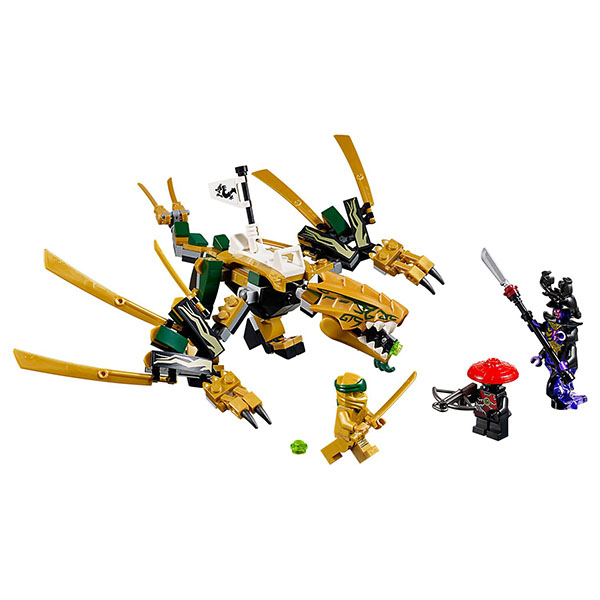 【LEGO樂高】NINJAGO忍者系列 70666 黃金龍