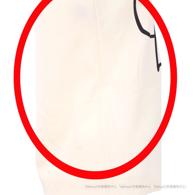 BOUTIQUE MOSCHINO 米白色蝴蝶結圖騰無袖上衣(展示品)