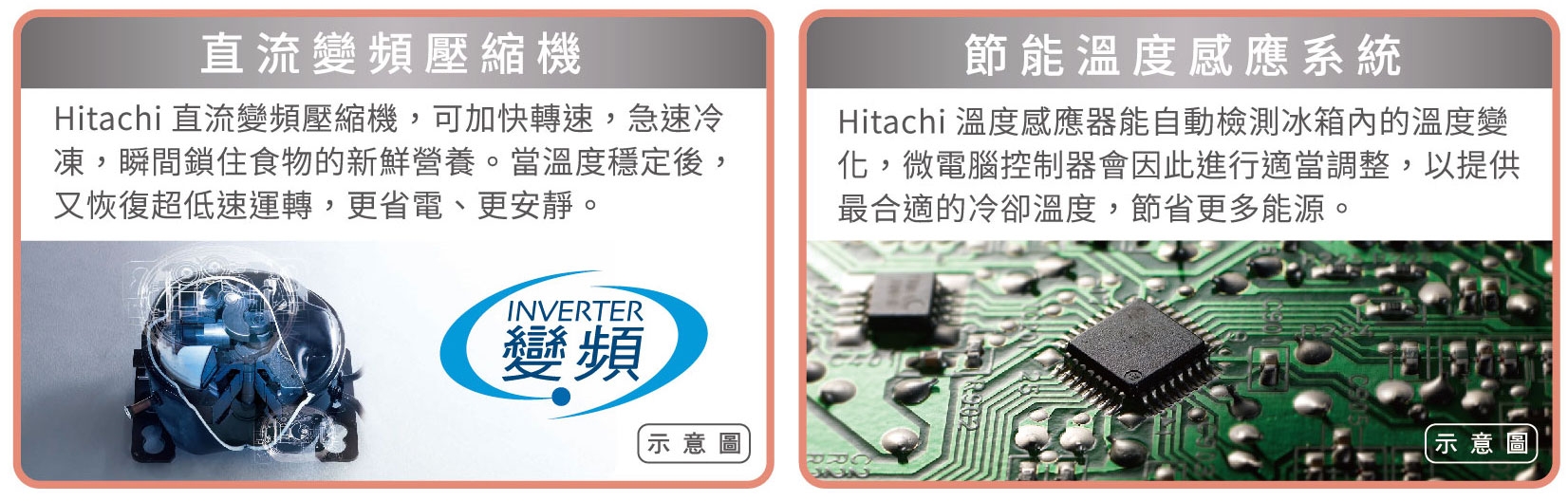 HITACHI日立 331L 1級變頻3門電冰箱 RG36BL 琉璃 左開特仕版