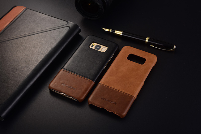 KEZiHOME 復古系列 Samsung S8 Plus 真皮背蓋手機殼