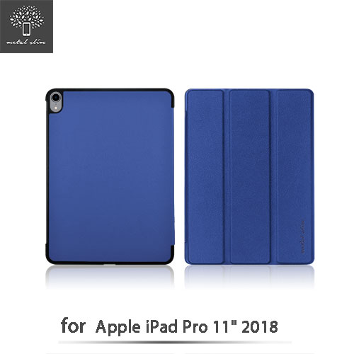 Metal-Slim Apple iPad Pro 11 2018 高仿小牛皮皮套