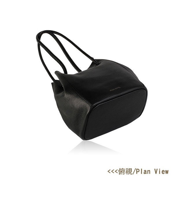 BRAUN BUFFEL -DELIA-P黛莉亞系列荔枝紋水桶包 - 安迪黑