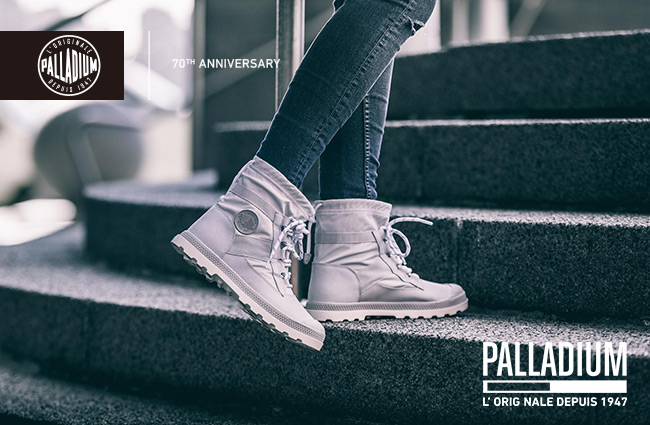 Palladium Pampa Hi BLITZ LP防水靴-女-白