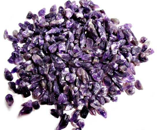 紅運當家 天然開運紫水晶碎石(淨重1000公克．粗顆粒)