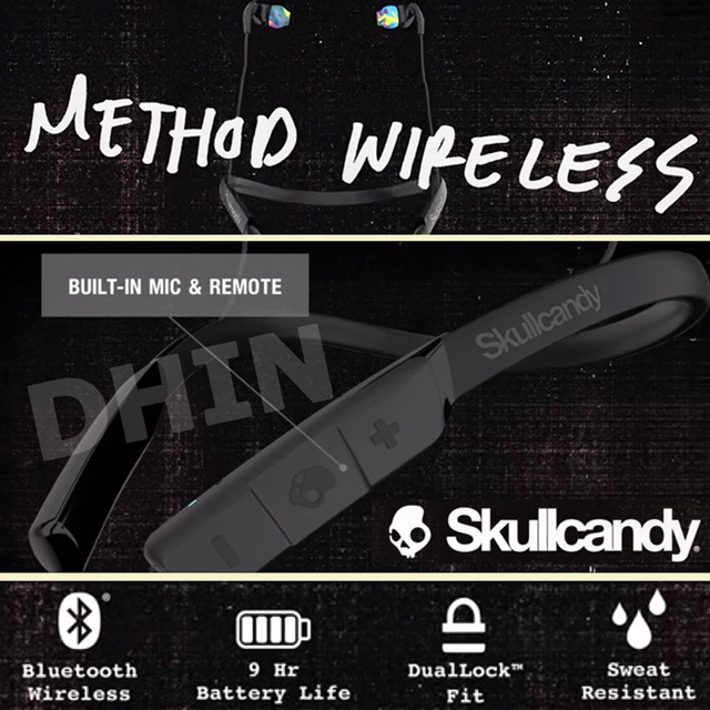 SkullCandy METHOD美色藍牙運動型入耳式耳機