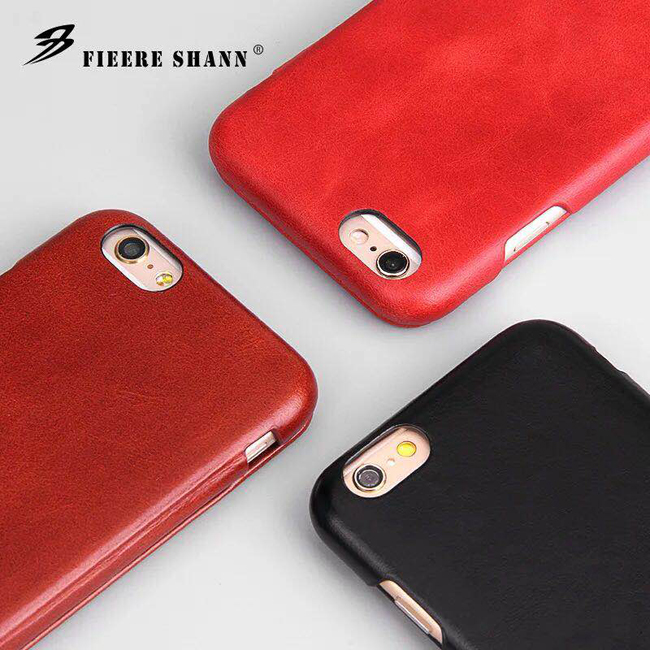 Fierre Shann 商務紋 iPhone 6/6s (4.7) 磁吸側掀 皮套