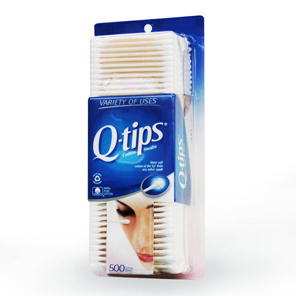 美國Q-tips 紙軸棉花棒(500支)
