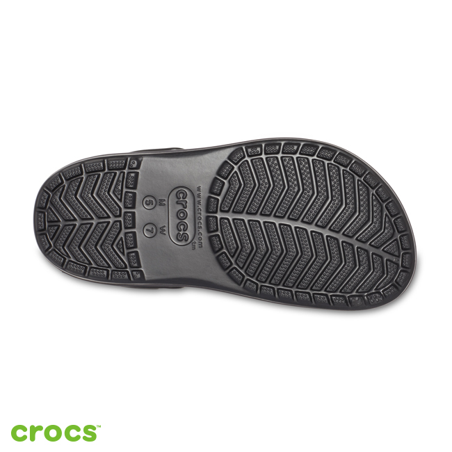 Crocs 卡駱馳 (中性鞋) 金屬花朵厚底卡駱班 205700-001