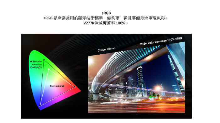 Acer V277K 27型 4K美型無邊框電腦螢幕