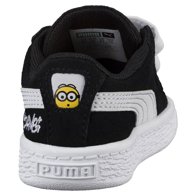 PUMA-MinionsSuedeV嬰孩鞋-黑色