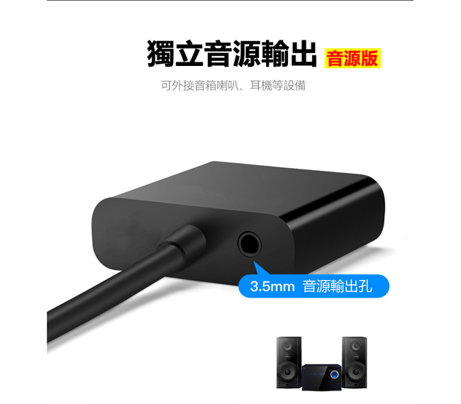 HDMI to VGA轉接線(WD-61)