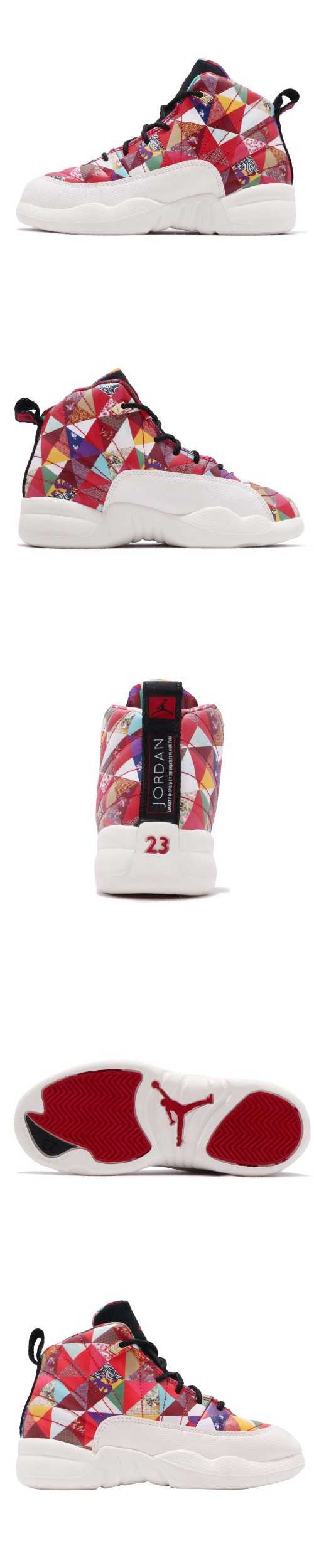 Nike 籃球鞋 Jordan 12 Retro CNY 童鞋