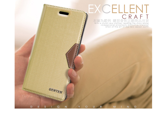 GENTEN for Samsung Galaxy A9 2019 簡約守護磁力皮套