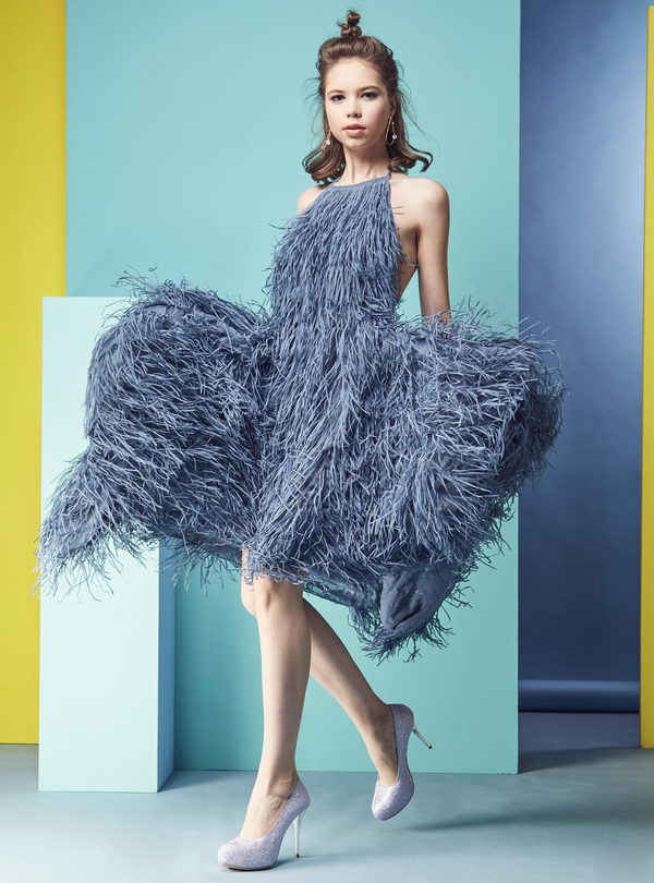 Keeley Ann 優雅迷人~水鑽唯美質感真皮軟墊高跟鞋(玫瑰金色)