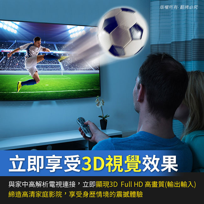 aibo HDMI 1.4版 A公-A公 高畫質3D影像傳輸線-1.5M
