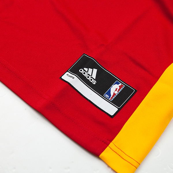 adidas愛迪達休士頓火箭隊紅黃籃球球衣