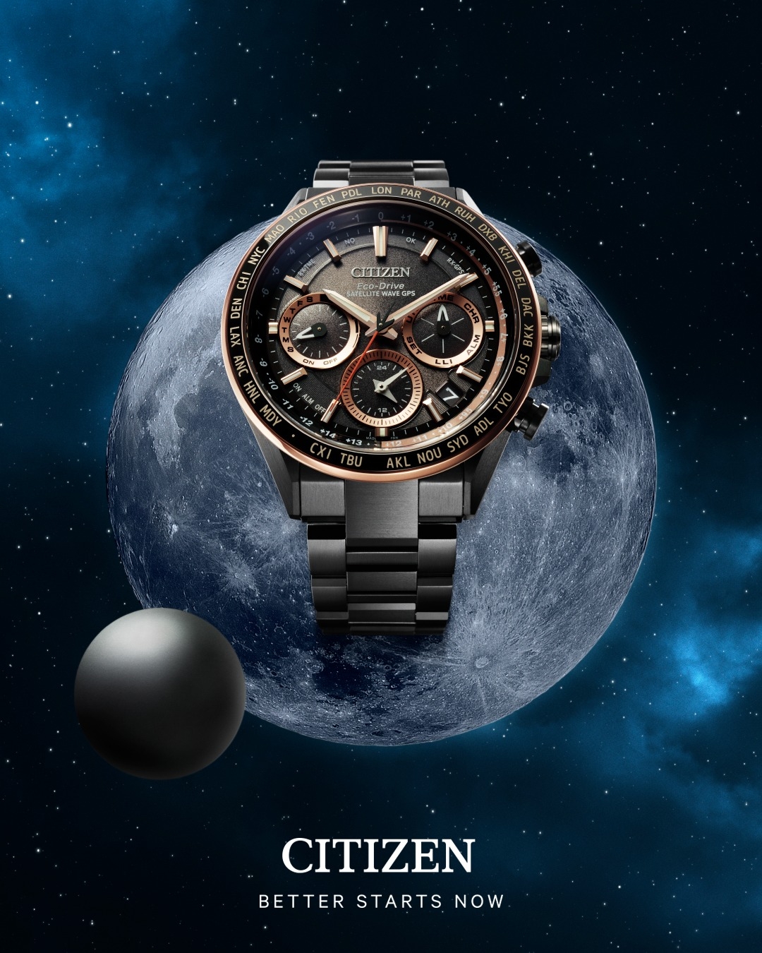 CITIZEN 星辰光動能GPS衛星電波計時腕錶44.3mm / CC4016-67E | 光動能