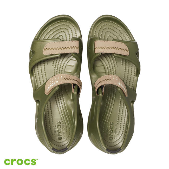 Crocs 卡駱馳 (男鞋) 激浪涉水涼鞋 203965-354