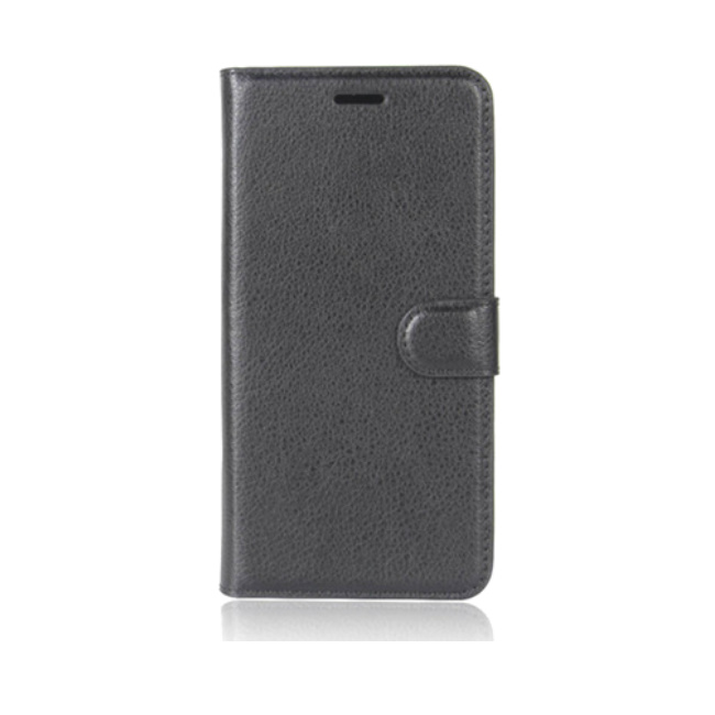 PKG OPPO R15 側翻式皮套-經典皮套系列-黑