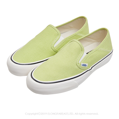 (女)VANS Slip-On SF 經典素色懶人鞋*黃綠